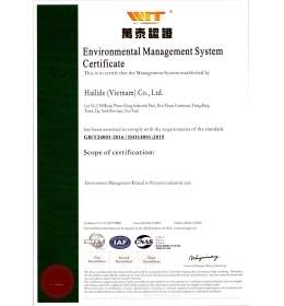ISO 14001證書-越南